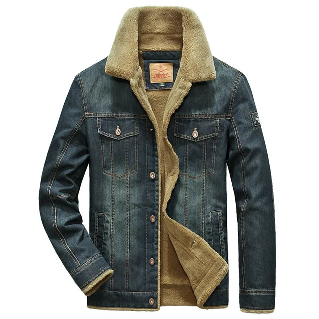 Veste en jean matelassée pour homme Noble