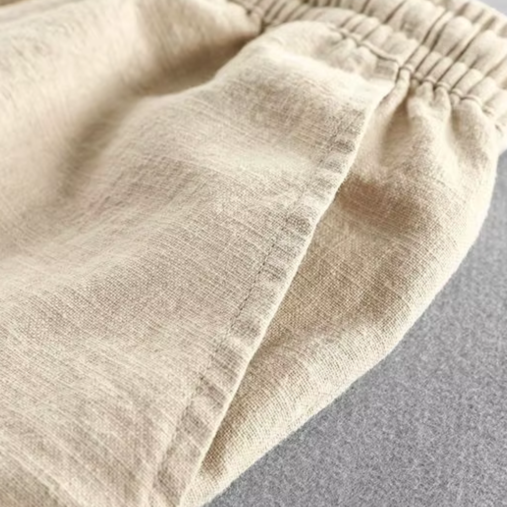 Bermuda en lin Noble Lucca