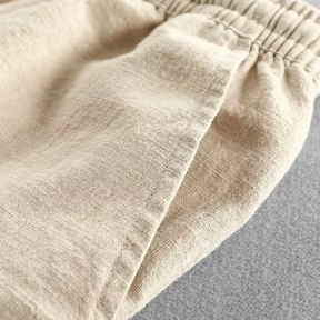 Bermuda en lin Noble Lucca