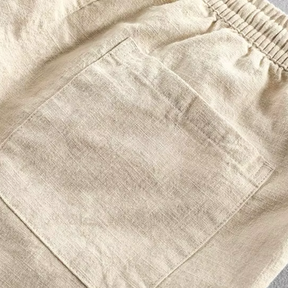 Bermuda en lin Noble Lucca