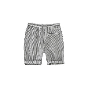 Bermuda en lin pour homme Noble rayée