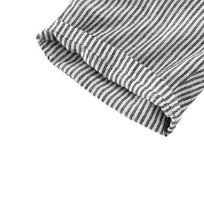 Bermuda en lin pour homme Noble rayée