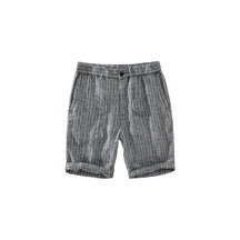 Bermuda en lin pour homme Noble rayée