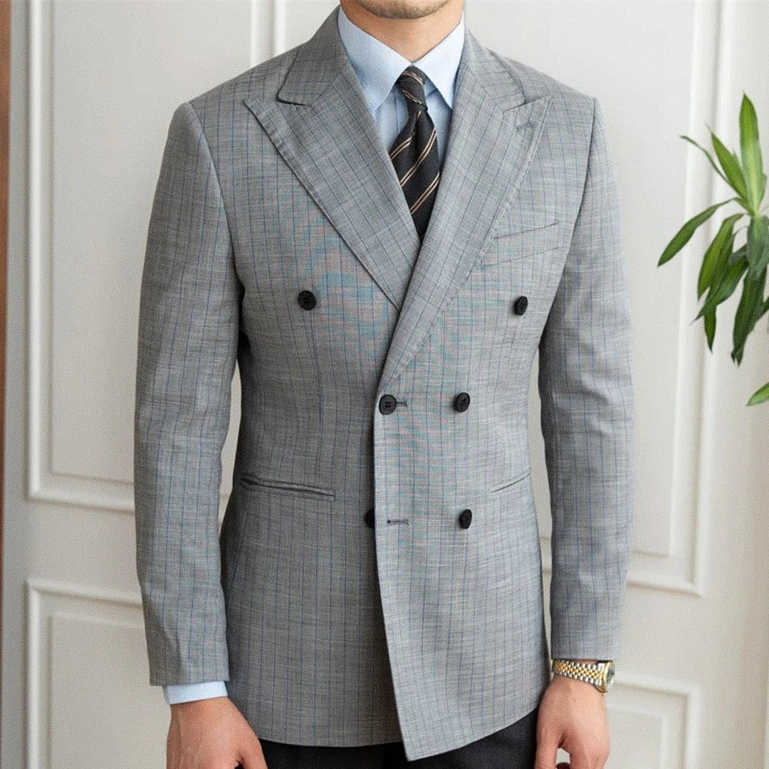 Blazer Homme Croisé Noble