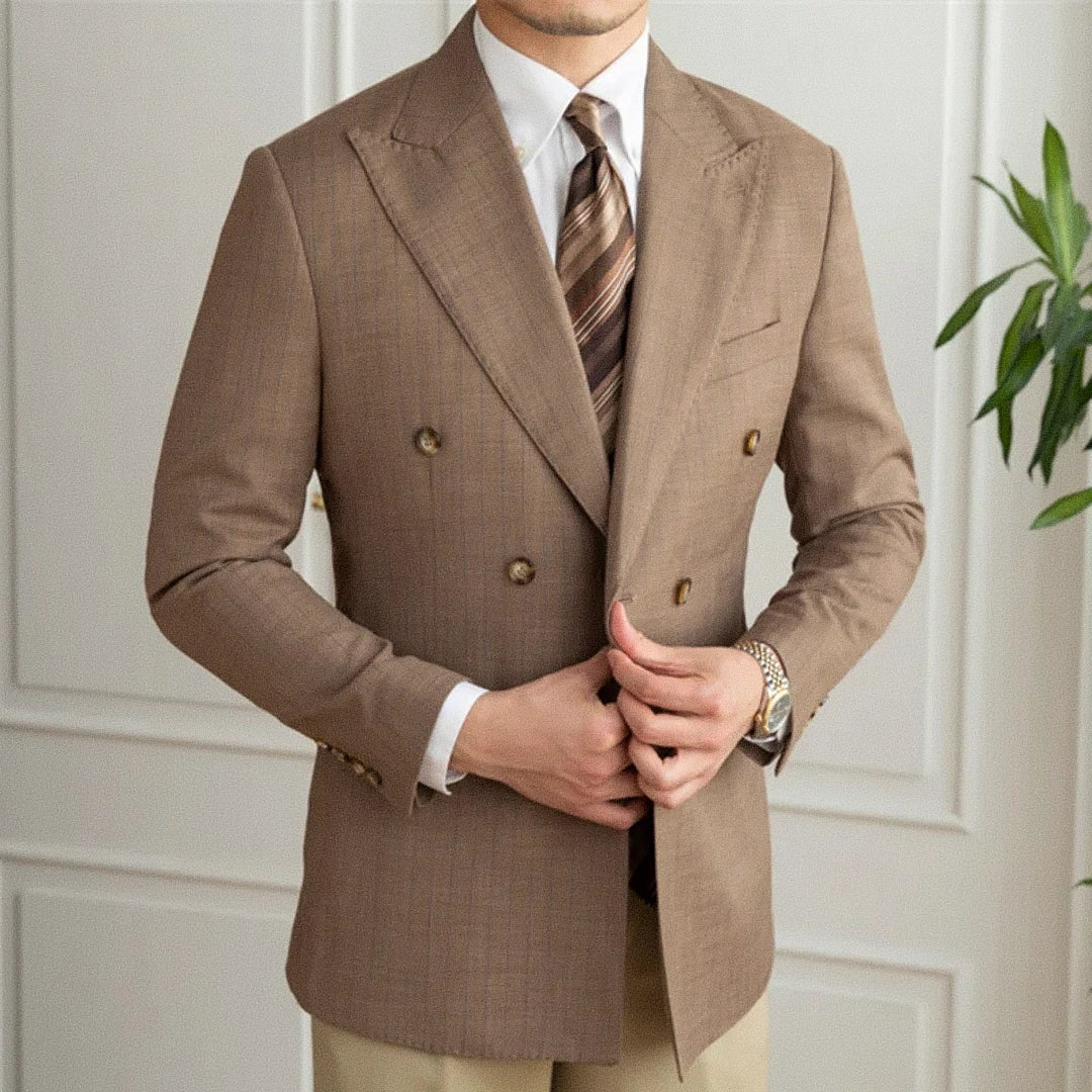 Blazer Homme Croisé Noble