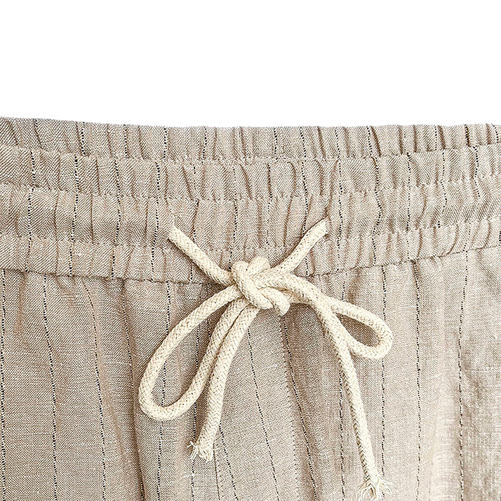 Pantalon en lin rayé pour homme Noble