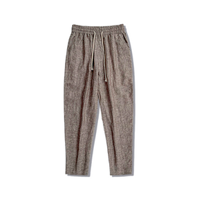 Pantalon en lin rayé pour homme Noble