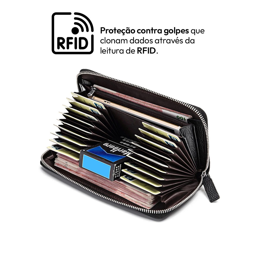 Portefeuille pour homme Noble Denim SafeWallet