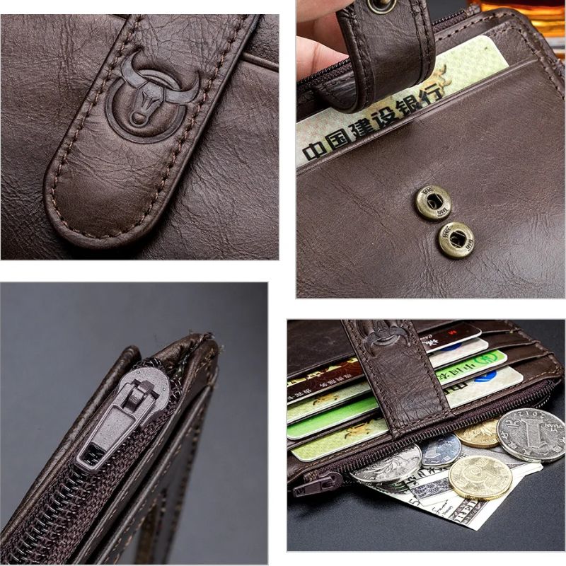 Portefeuille pour homme en cuir Noble Bull