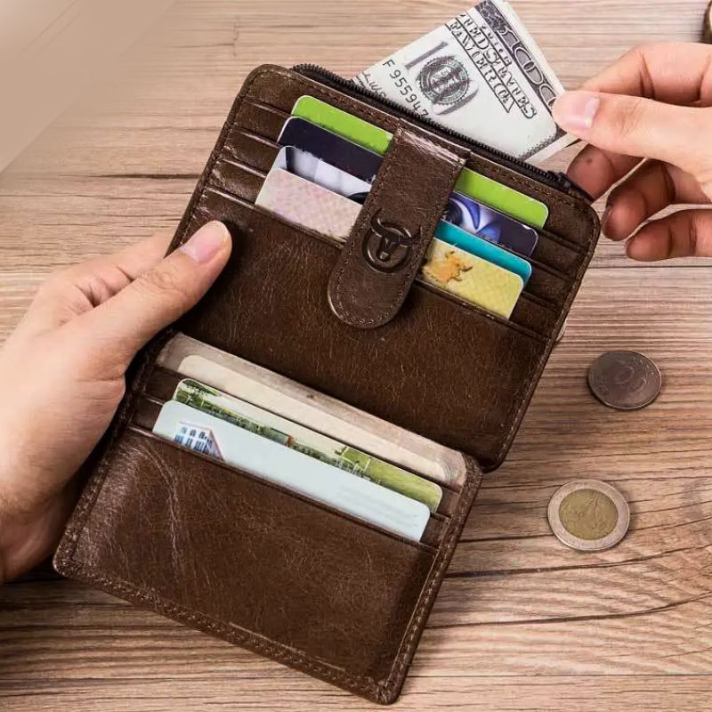 Portefeuille pour homme en cuir Noble Bull