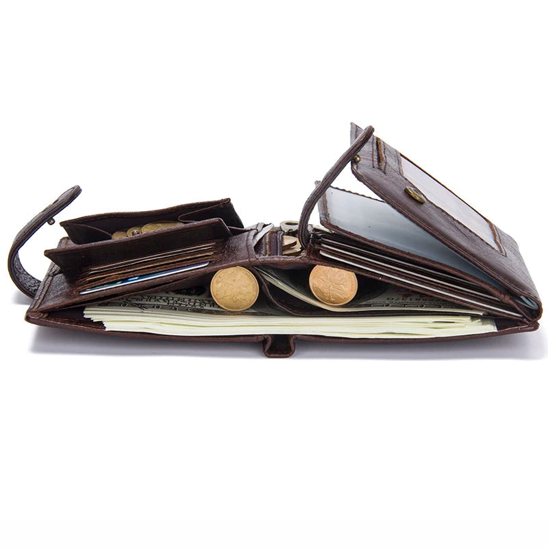 Portefeuille pour homme en cuir Noble Siena