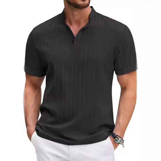 [Camiseta de verano] Camisa hawaiana retro con cuello alto