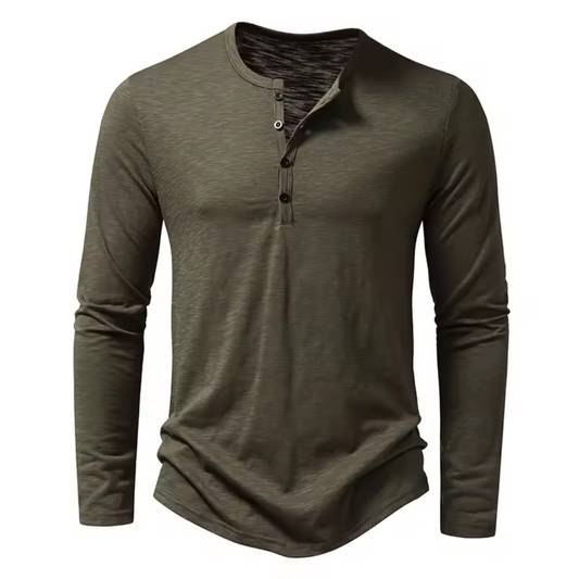 [Camiseta de verano] Camisa de lino de manga larga