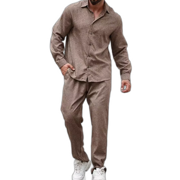 [Camiseta de verano] Conjunto de lino