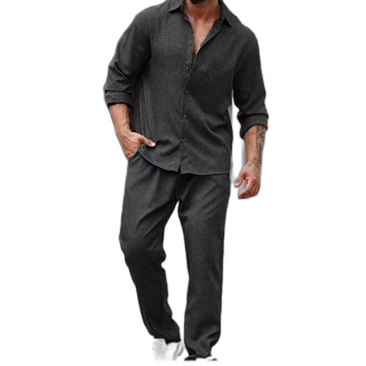 [Camiseta de verano] Conjunto de lino