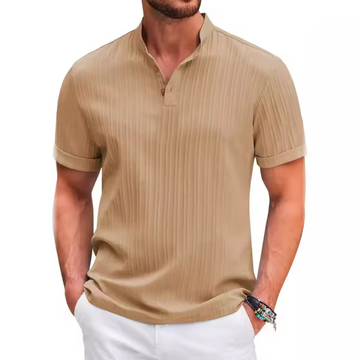 [Camiseta de verano] Camisa hawaiana retro con cuello alto