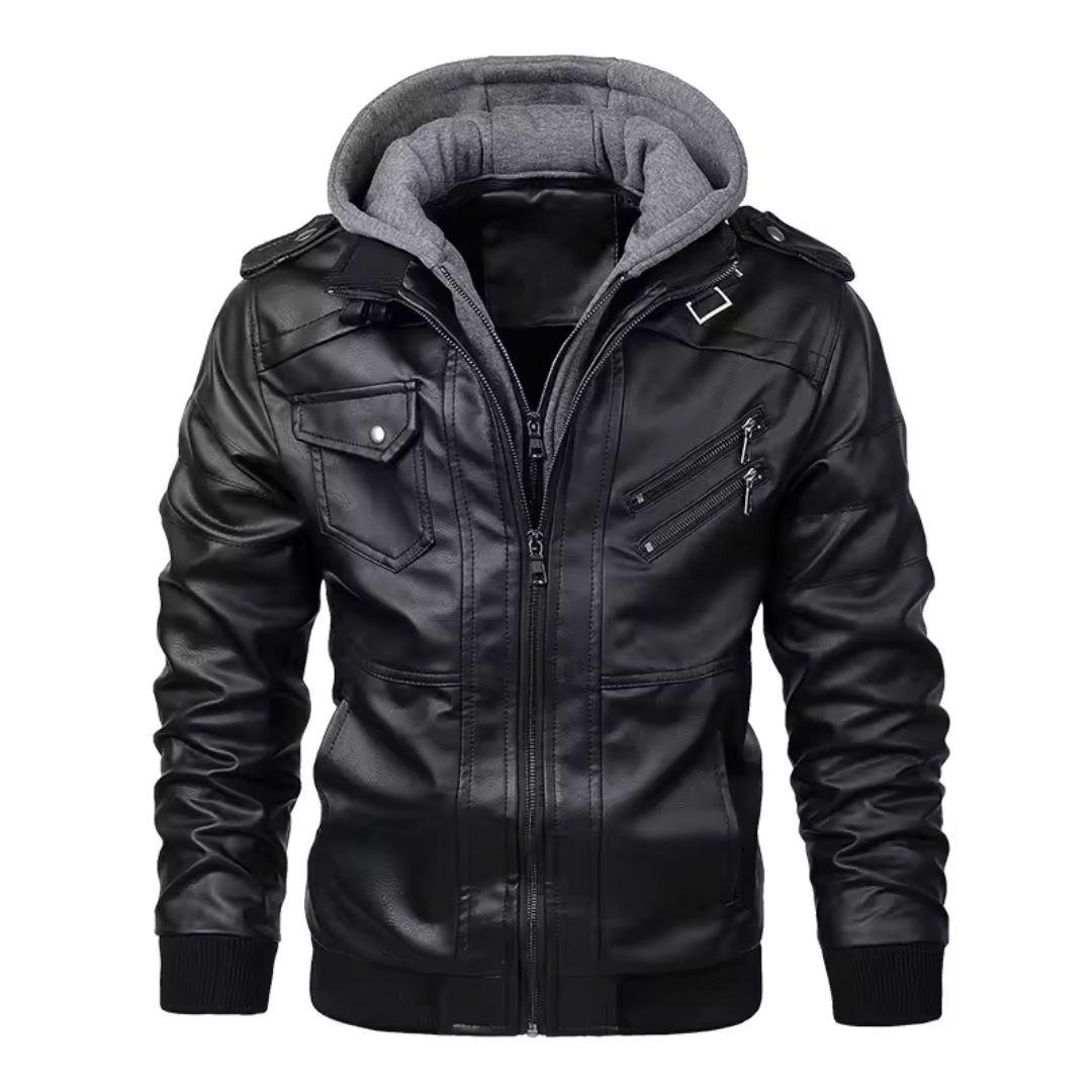 [Chaquetas] Chaqueta de cuero auténtico