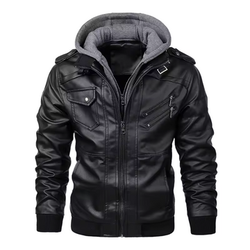 [Chaquetas] Chaqueta de cuero auténtico