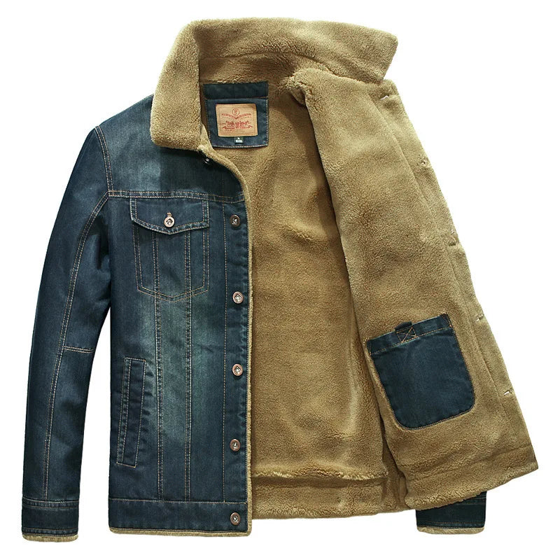 Veste en jean matelassée pour homme Noble