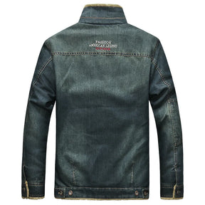 Veste en jean matelassée pour homme Noble