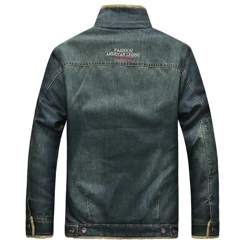 Veste en jean matelassée pour homme Noble
