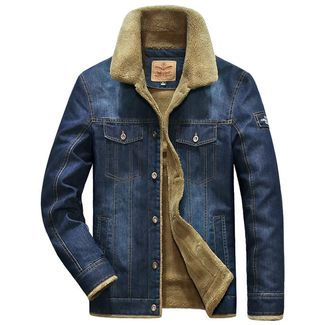 Veste en jean matelassée pour homme Noble