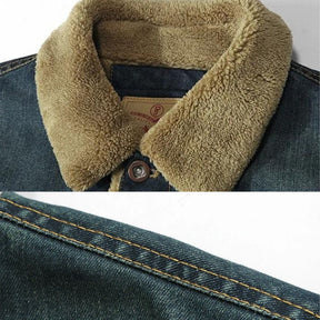 Veste en jean matelassée pour homme Noble